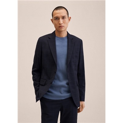Americana traje slim fit lana virgen -  Hombre | MANGO OUTLET España