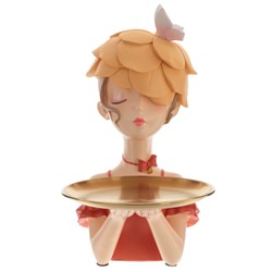 Фигурка декоративная "Девочка", L17 W27 H31 см