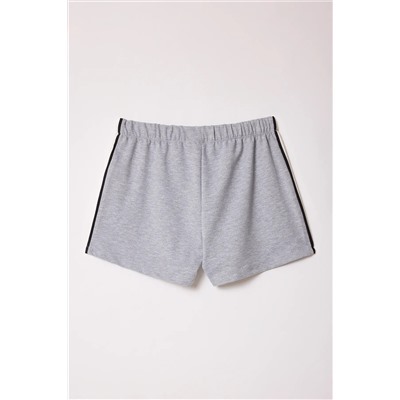 Серый цветовой блок Melange Mini Shorts & Bermuda Twoss25sr00063