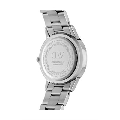 Reloj de acero Iconic Link - 28 mm - Plateado y negro