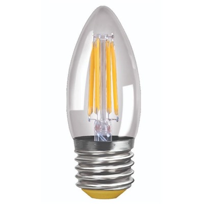 Нарушена упаковка!   Филаментная светодиодная лампа E27 6W 2800К (теплый) Crystal Voltega 7046