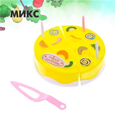 Игровой набор для резки «Мини тортик» с аксессуарами, МИКС