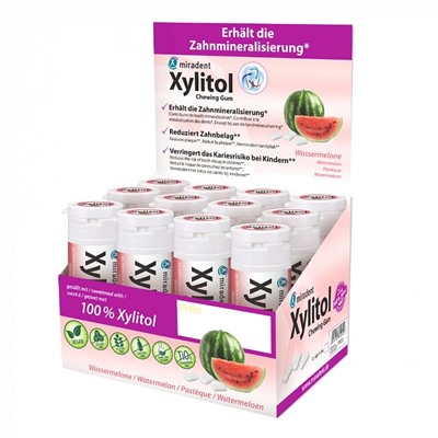 Жевательная резинка miradent Xylitol Арбуз