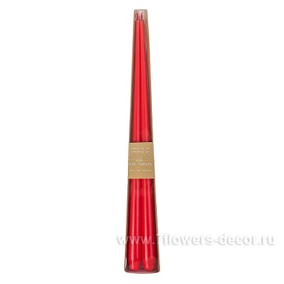 Набор свечей конических (воск), H35 см, 2шт