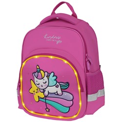 Рюкзак Berlingo Kids "Unistar" 36*27*12см, 1 отделение, 2 кармана, эргономичная спинка, LED кант