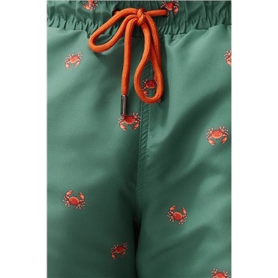 Khaki Standard Boy Cancer Printed Mea Short Tmnss24kd00006