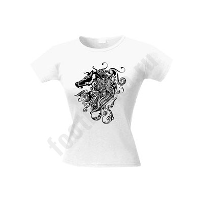 Футболка женская "Black horse"
