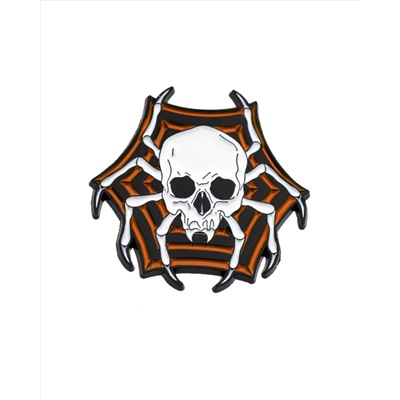 Металлический значок "Skeleton Spider"