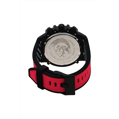 Reloj de cuarzo de silicona - Cronógrafo - Rojo y negro