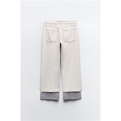 JEANS TRF ORGANZA TIRO MEDIO