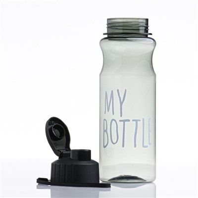 Бутылка для воды My bottle 500 мл, 21.7 х 6.8 см, серый