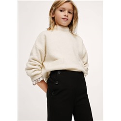 Pantalón palazzo botones -  Niña | MANGO OUTLET España