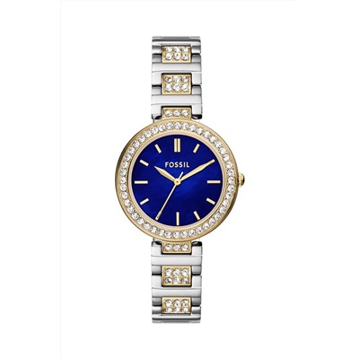 Reloj de cuarzo de acero - Plateado y dorado