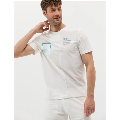 Ekru Slim Fit Printed Bike Bike T -For