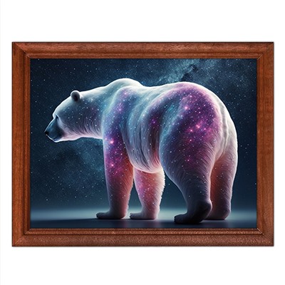POSG-0207 Постер в рамке 23x17см Медведь