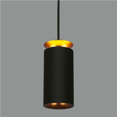 Нарушена упаковка.   Светильник подвесной Elektrostandard  a045504 DLS021 9+4W 4200К черный матовый/золото