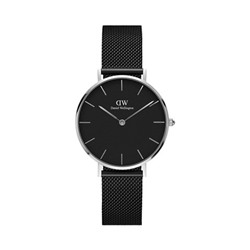 Reloj de cuarzo de acero Ashfield - Negro y plateado