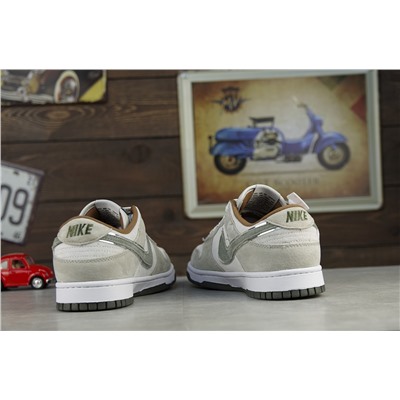 Niкe Dunk Low Retro из натуральной замши и кожи