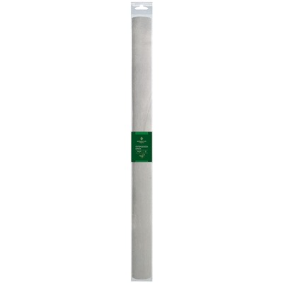 Бумага крепированная Greenwich Line, 50*250см, 32г/м2, серая, в рулоне, пакет с европодвесом