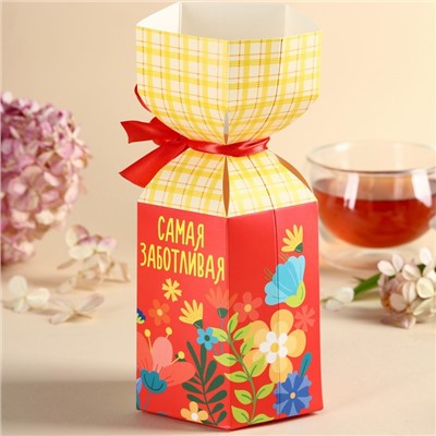 Чай подарочный в коробке конфете «Самой дорогой бабушке», вкус: лимон, 100 г.