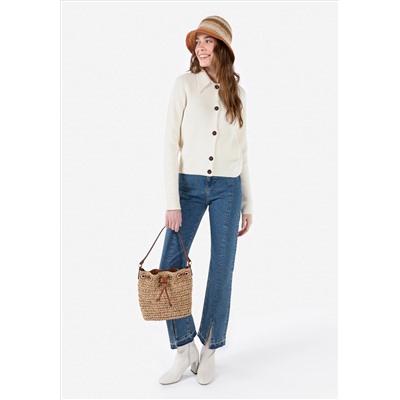Обычная женщина Ecru Cardigan