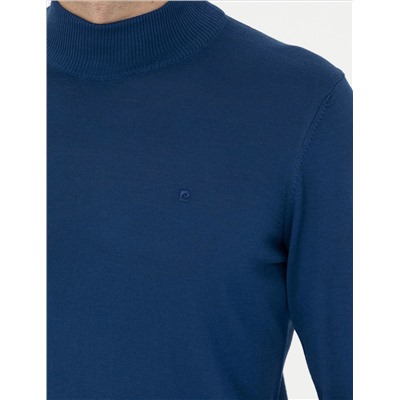 Индиго Slim Fit Half Fisherman воротнич