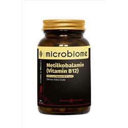 Microbiome Витамин B12 (метилкобаламин) 1000 мкг 100 сублингвальных таблеток B12