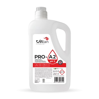 Чистящее кислотное VIRIDI Group VIRlan PRO A2 5,2л