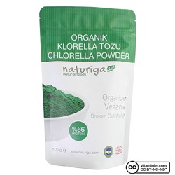 Naturiga Органический порошок хлореллы 100 гр