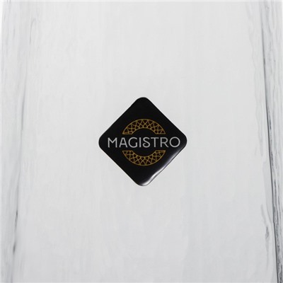 Бокалы для шампанского Magistro «Дарио», 180 мл, 7×27,5 см, стекло, прозрачные, набор 2 шт