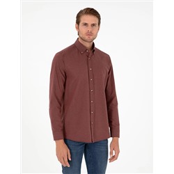 Плитка Slim Fit рубашка с длинным рукавом