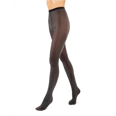 Колготки женские MINIMI Tulle Lurex 50 (2 / moka (коричневый))