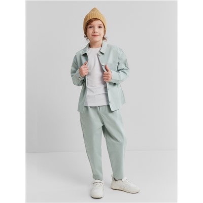 Джинсы для мальчика MINAKU: Jeans collection, цвет серо-голубой, рост 128 см