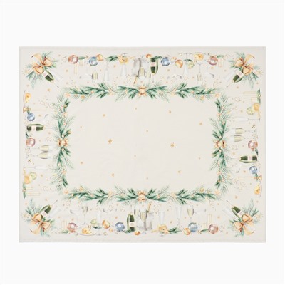 Скатерть новогодняя "Этель" Spruce mood 150х110см +/-3см с ВГМО, 100%хл, саржа 190гр/м2