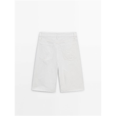 Bermuda denim 100% algodón