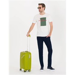Ekru Slim Fit Printed Bike Bike T -For