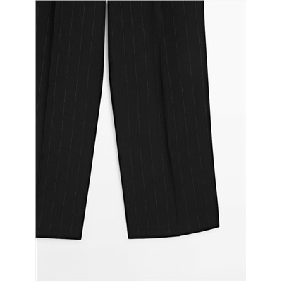 Pantalón traje raya diplomática pinzas