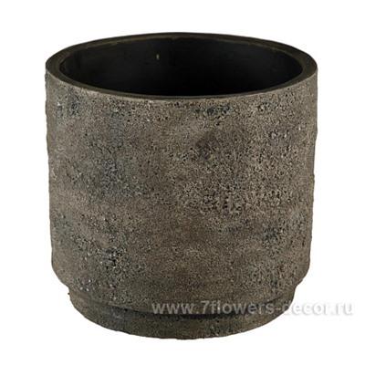 Кашпо "Rustic" (бетон), D14xH13 см