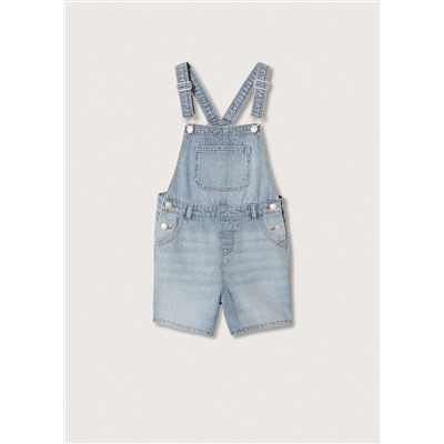 Peto vaquero corto -  Niña | MANGO OUTLET España