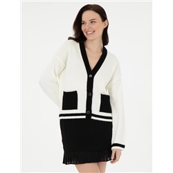 Ecru Comfort Fit Nititual Cardigan