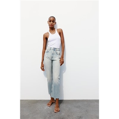 TRF STRAIGHT HIGH-WAIST JEANS