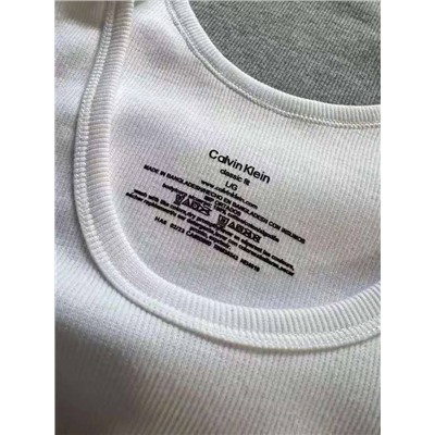 Набор мужских маек в рубчик Calvin Klei*n 👕  Экспорт (3шт)