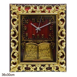 Часы Мусульманские 36x30см / 3165B /уп 10/