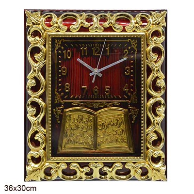 Часы Мусульманские 36x30см / 3165B /уп 10/