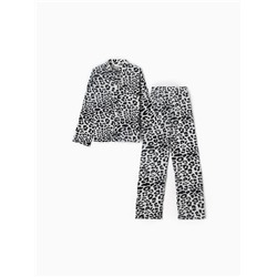 Комплект домашний женский (рубашка, брюки) KAFTAN «Муслин: leopard» размер 48-50