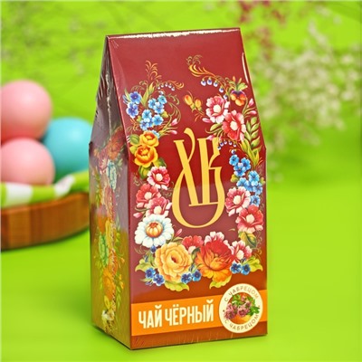 Чай чёрный на Пасху «ХВ» с чабрецом, 50 г
