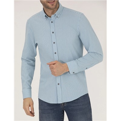 Aqua Slim Fit рубашка с длинным рукавом