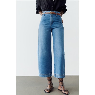 JEANS Z1975 WIDE LEG CROPPED TIRO ALTO