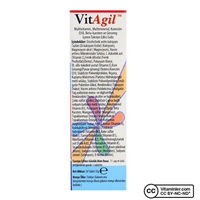 Allergo VitAgil Мультивитаминно-минеральный комплекс 30 таблеток