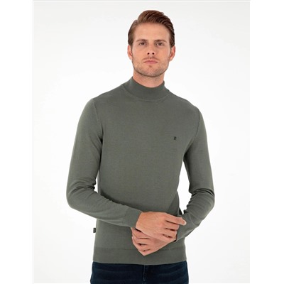 Smoke Slim Fit Half Fisherman воротник основной трикотаж казах